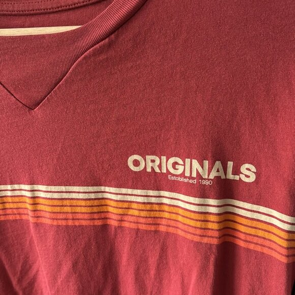 Jack & Jones Originals Men’s Regular Fit Graphic Shirt Long Sleeve - Picture 3 of 7